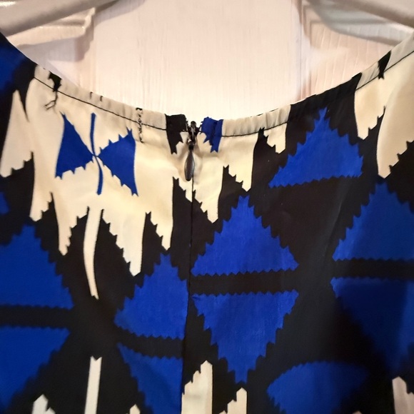 Charlotte Russe Blue and Black Patterned Romper - Picture 4 of 5